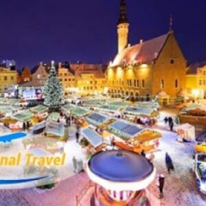 Эстония: 16.12.23-Таллиннский рождественский рынок + водопад Кейла!